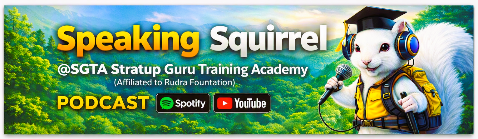 Speaking Squirrel podcast banner